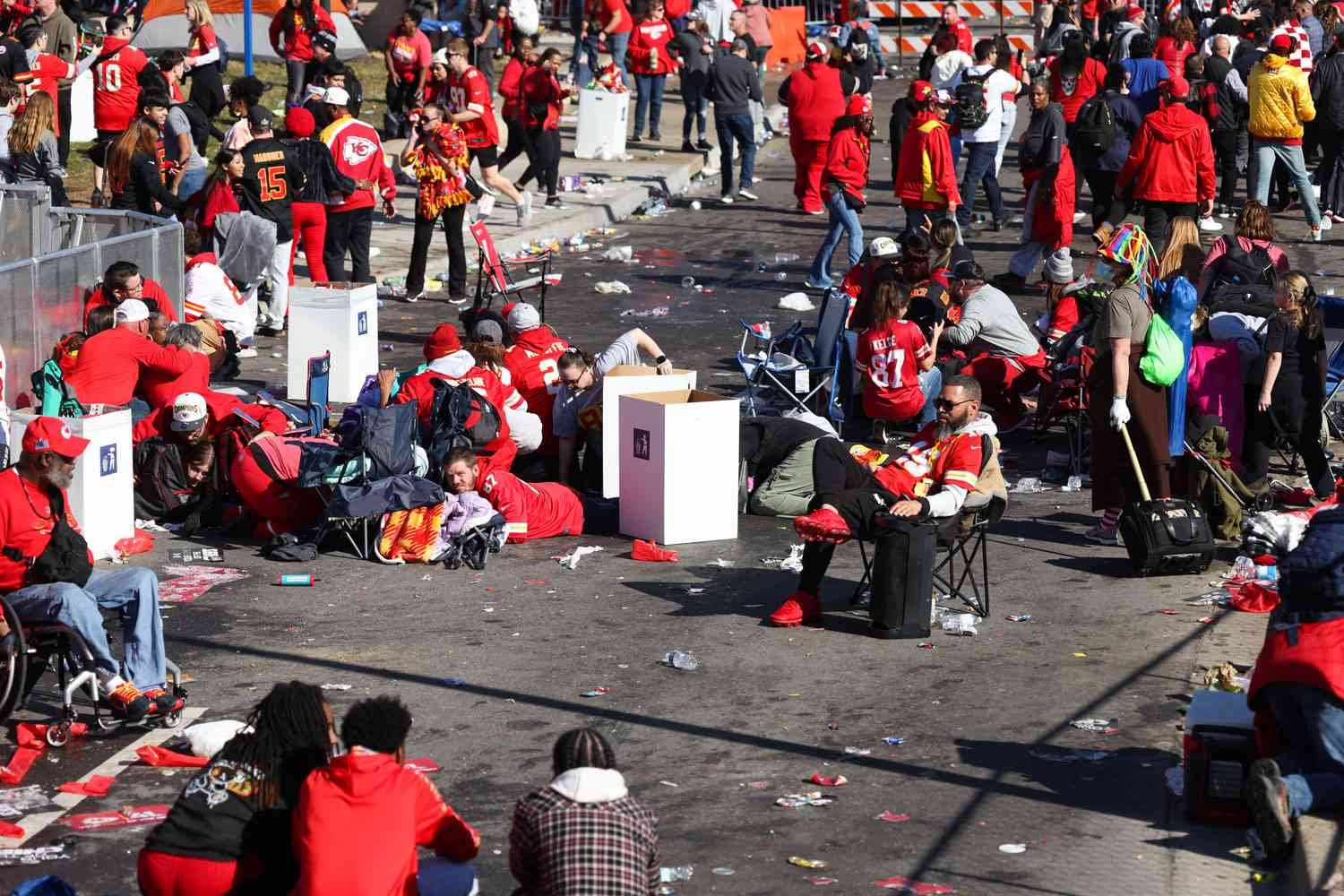 Shooting at Kansas City Chiefs’ Super Bowl rally leaves one dead and at least 21 wounded.